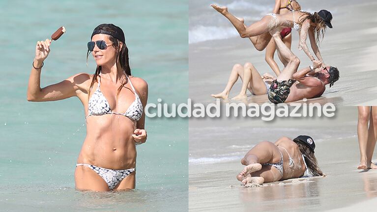 Heidi Klum, diosa total en las playas de St. Barth (Fotos: Grosby Group).