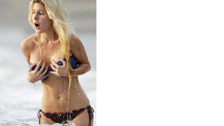 Heidi Montag se quedó sin bikini  