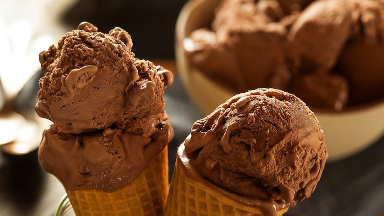 Helado de chocolate, receta