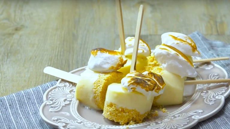 Helado de lemon pie: la opción casera que se consigue siguiendo esta receta fácil 