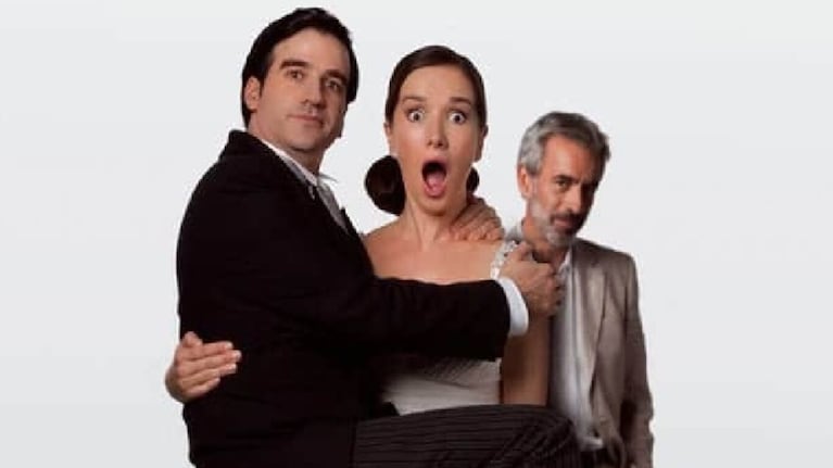 Hendler, Oreiro y Arias en la película para los amantes de las bodas.