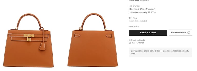 Hermès Kelly 28 2024 (Foto: FARFETCH).