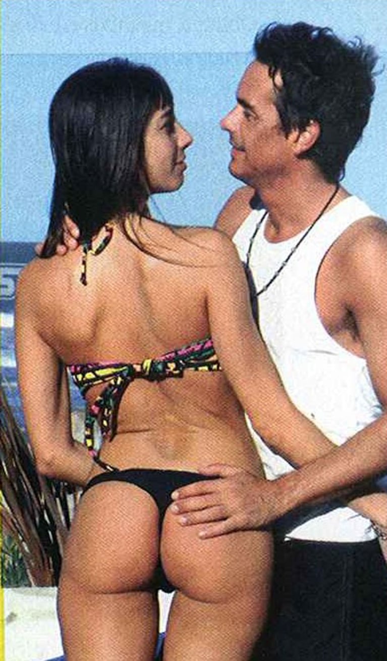 Hernán Caire, mimos apasionados con su nueva novia. (Foto: revista Pronto)