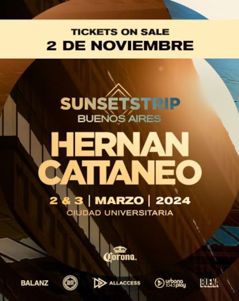 Hernán Cattaneo presenta Sunsetstrip 2024 Buenos Aires: cuándo y dónde será la cita
