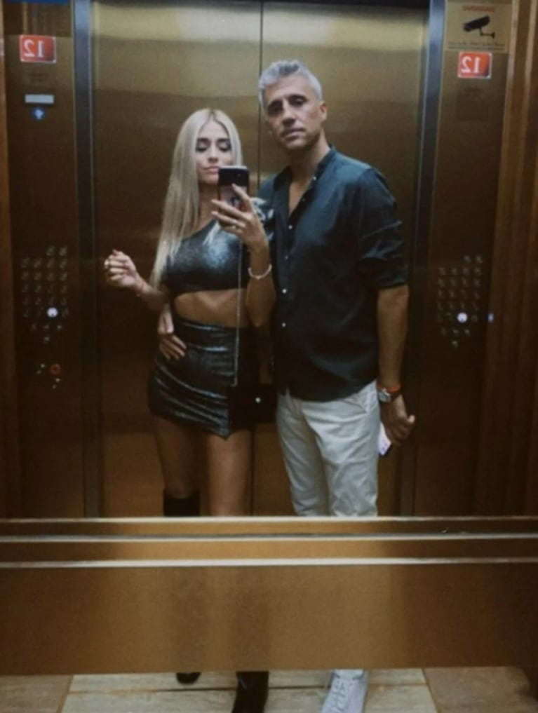 Hernán Crespo presentó a su joven novia, 18 años menor: "Te amo, mi amor"