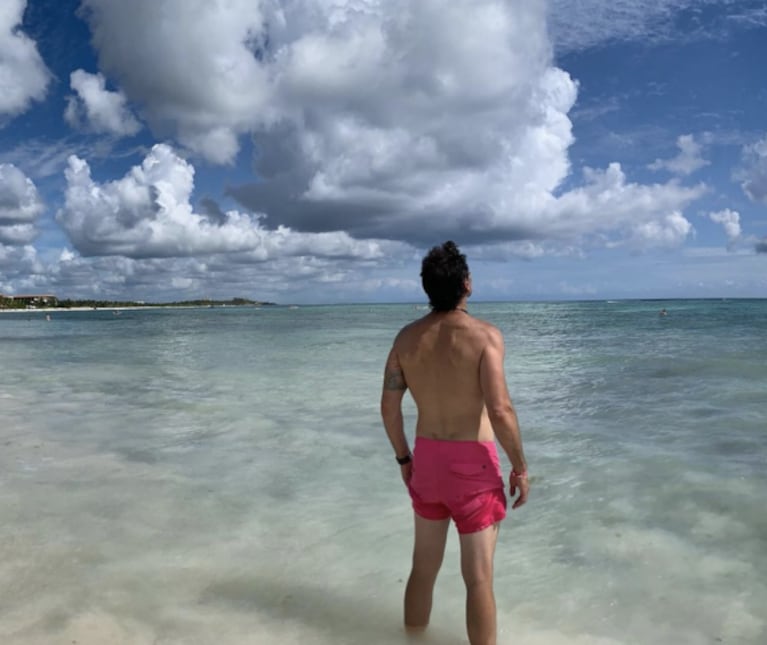 Hernán Drago compartió las fotos de sus paradisíacas vacaciones con sus hijos en México: "Qué feliz me siento"