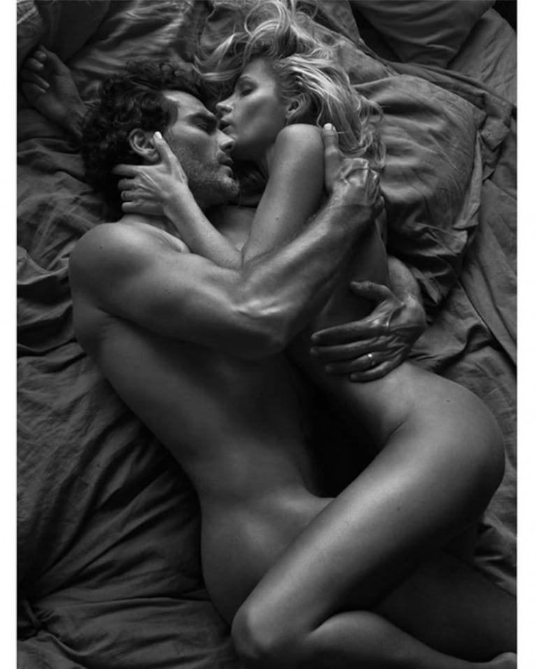 Hernán Drago compartió una foto al desnudo con su esposa: "¿Nada mal para llevar 18 años juntos, no?"