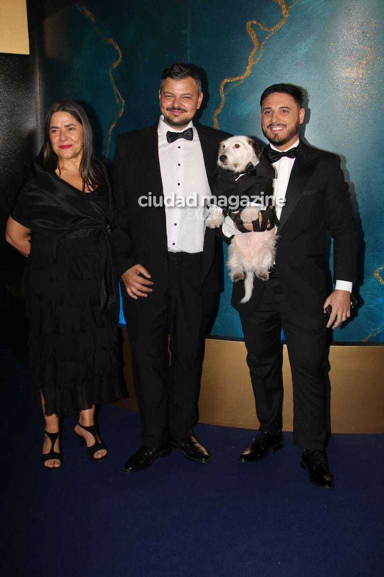 Hernán Lirio y su perro Ramoncito (Fotos: Movilpress)