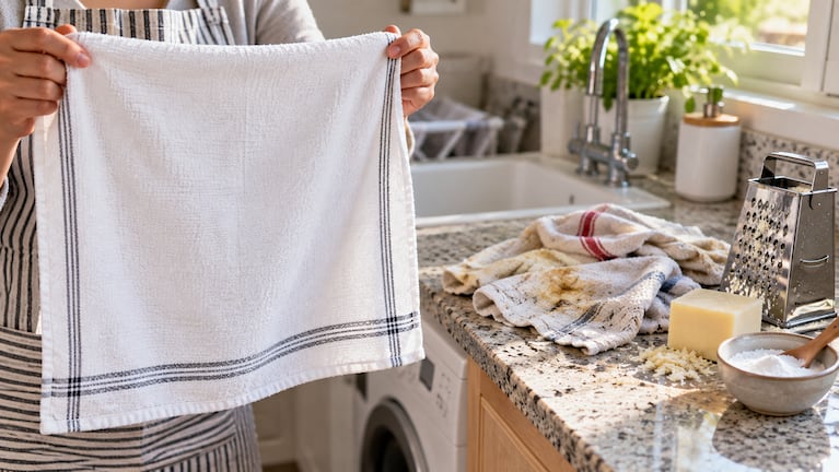 Hervir medio pan de jabón blanco con bicarbonato: para qué sirve. Foto: IA