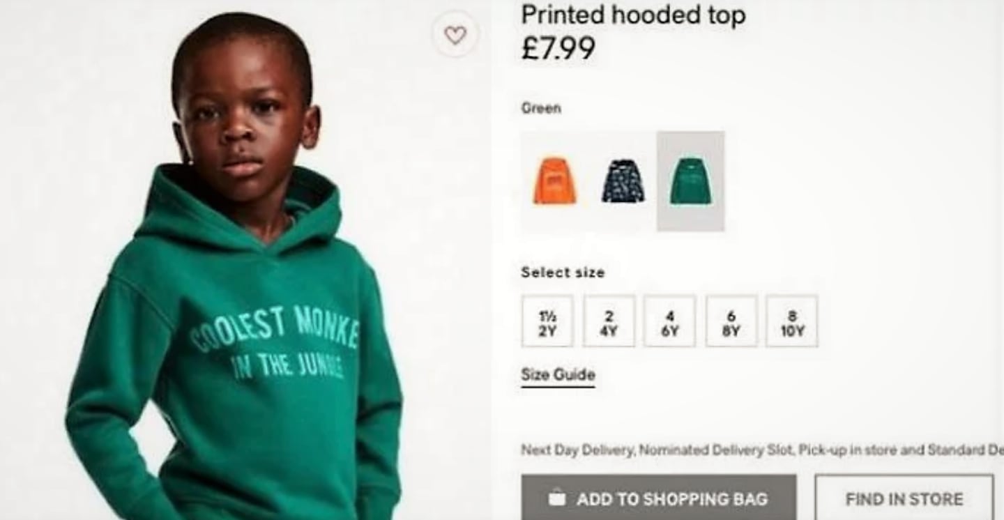 H&M es cuestionada por supuesta campaña racista