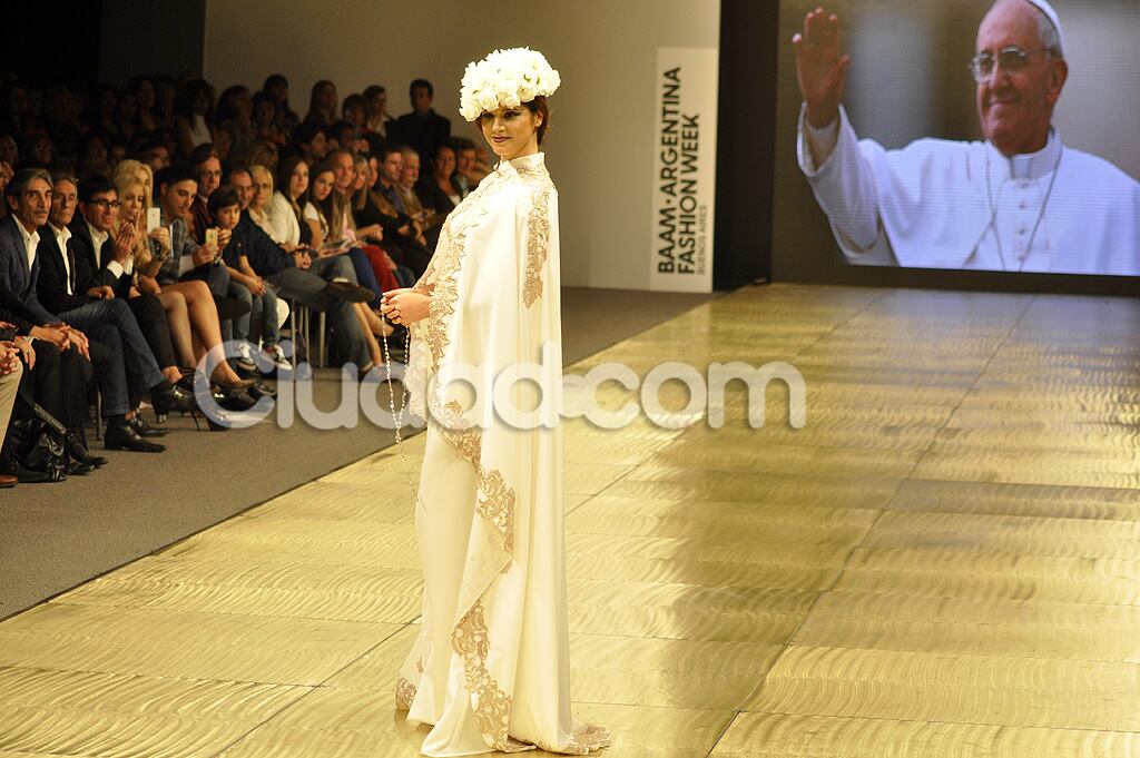 Homenaje al papa Francisco en el BAAM 2014.  (Foto: Jennifer Rubio-Ciudad.com)