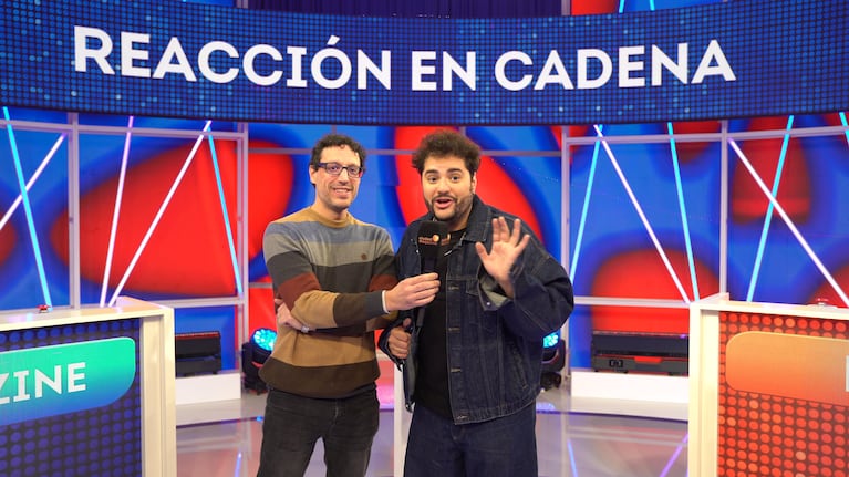 Homero Pettinato con Ciudad antes del debut de Reacción en Cadena.