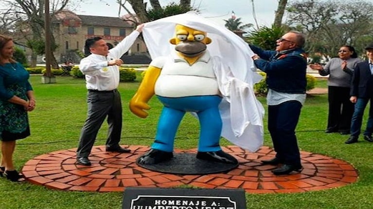 Homero Simpson tiene su propia estatua en México