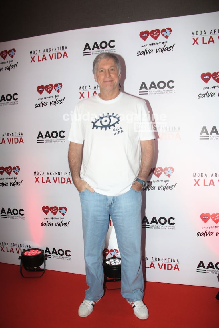 Horacio Cabak en la tercerda edición de Moda Argentina X la Vida (Foto: Movilpress).