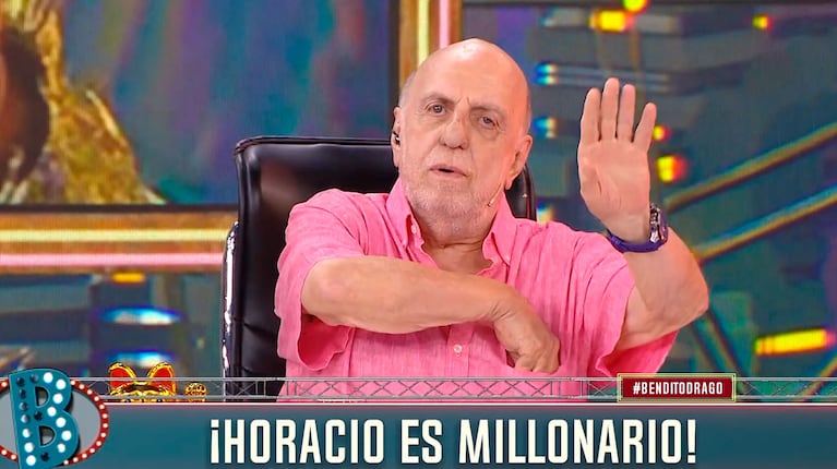 Horacio Pagani volvió a ganar la quiniela (captura de Bendita, elnueve)