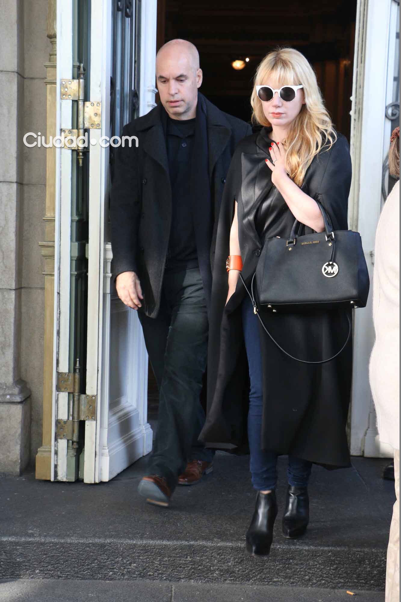 Horacio Rodríguez Larreta, en el último adiós a Sergio Renán (Foto: Movilpress)