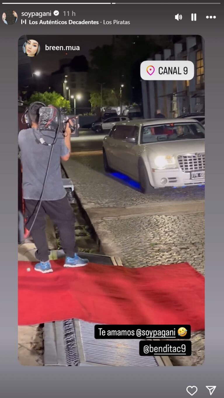 Horacio se mostró de dorado tras ganar la lotería.