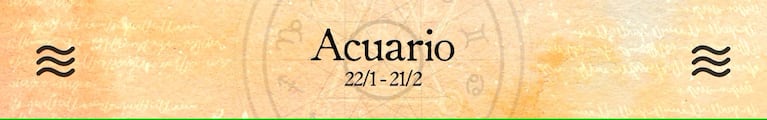 Horóscopo del día para Acuario.