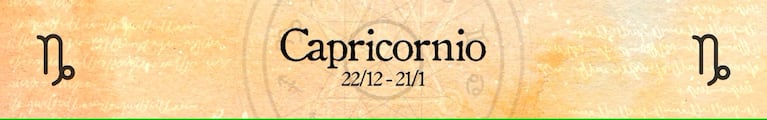 Horóscopo del día para Capricornio.
