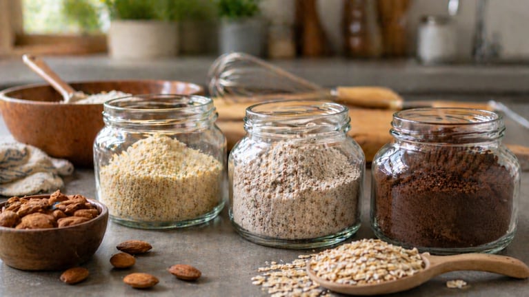 Hoy en día existen muchas harinas saludables que pueden reemplazar a la harina de trigo tradicional. Foto: (imagen creada con IA)