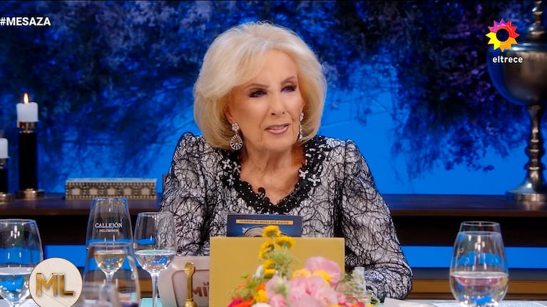 Hoy Mirtha Legrand cumplió 99 años (captura de eltrece, La Noche de Mirtha)