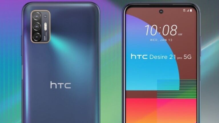 HTC anuncia Desire 21 Pro 5G, con procesador Snapdragon 690 y pantalla de 90Hz. Foto:DPA. 