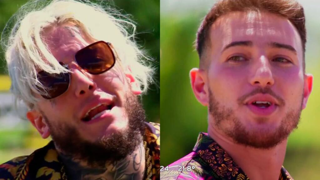 El picante cruce de Alex Caniggia y Martín Salwe en El Hotel de los Famosos