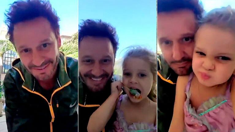 Magnolia interrumpió una nota en vivo de Benjamín Vicuña y enterneció a todos: "Quiero ir con vos"