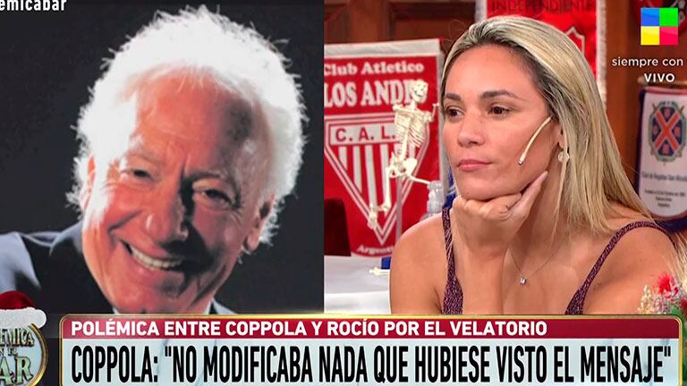 Guillermo Coppola y Rocío Oliva se cruzaron en vivo, tras el reproche de ella por no poder ingresar al velorio de Diego Maradona