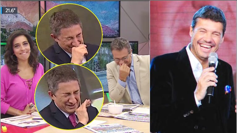 El blooper de un periodista de TN que llamó la atención de Tinelli