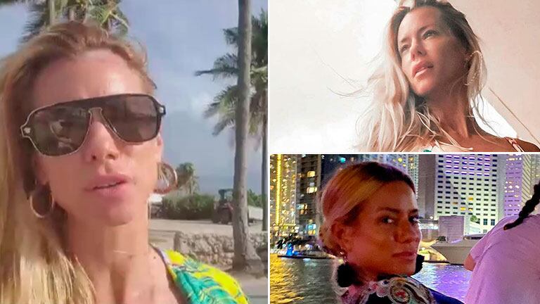 Nicole Neumann enfrentó las críticas por no usar barbijo en Miami