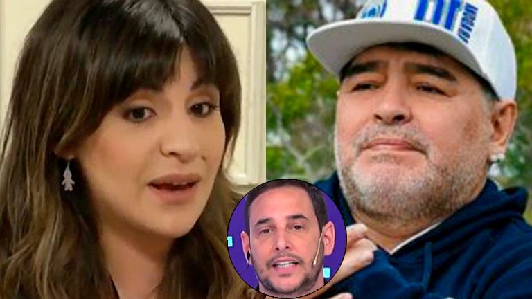 Rodrigo Lussich contó el cruce de Gianinna Maradona con el psicólogo de Diego