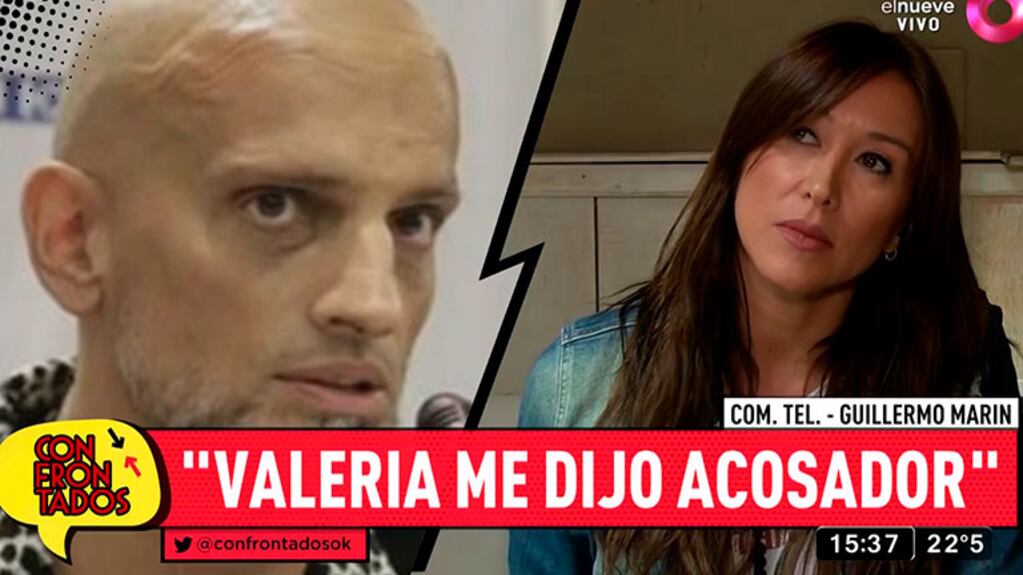 Guillermo Marín, indignado con Valeria Archimó: “Me molestó que me llame acosador”