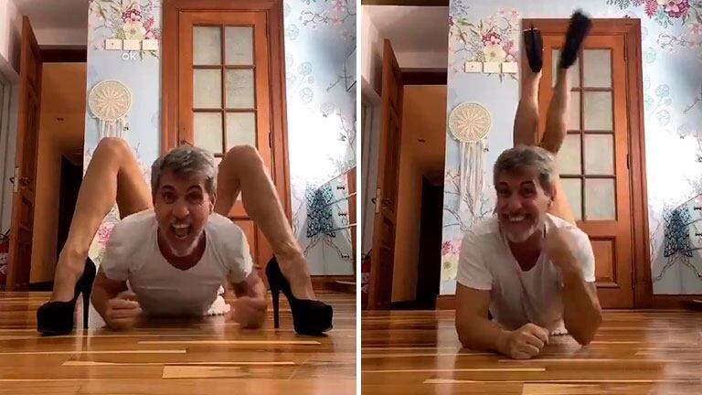 Lourdes Sánchez y el Chato Prada compartieron un divertido clip en las redes