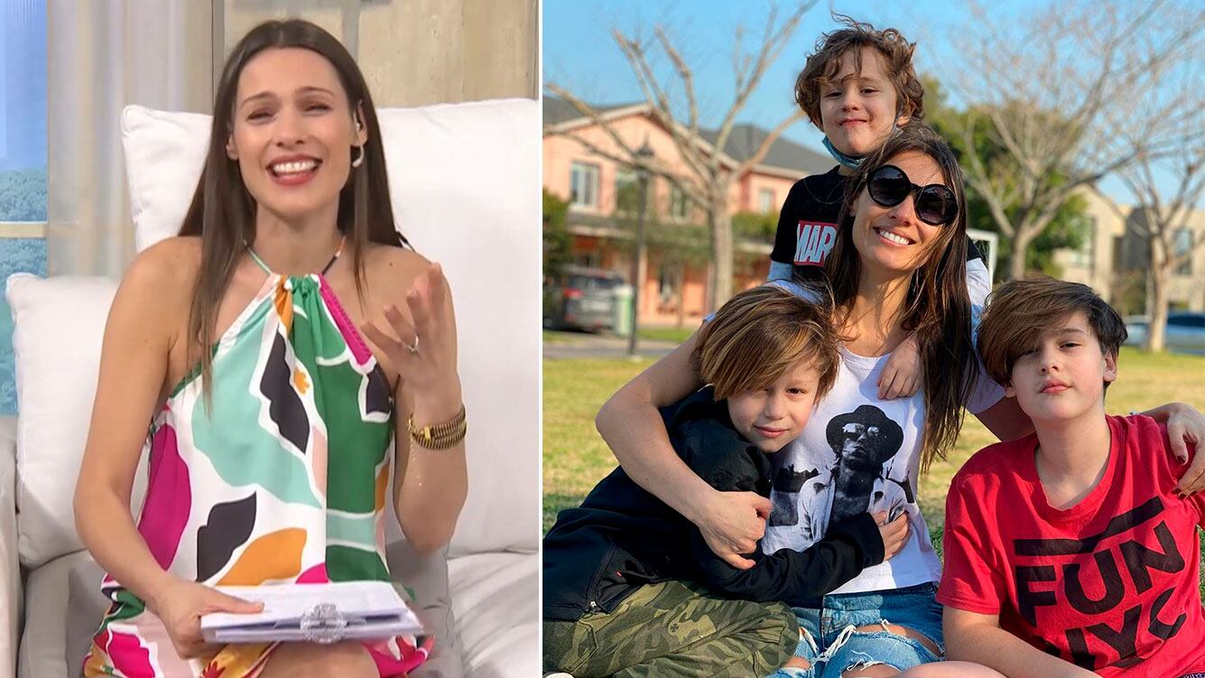 La desopilante anécdota de Pampita con uno de sus hijos: "En un hotel me pintó con lapicera una pared de cuero"