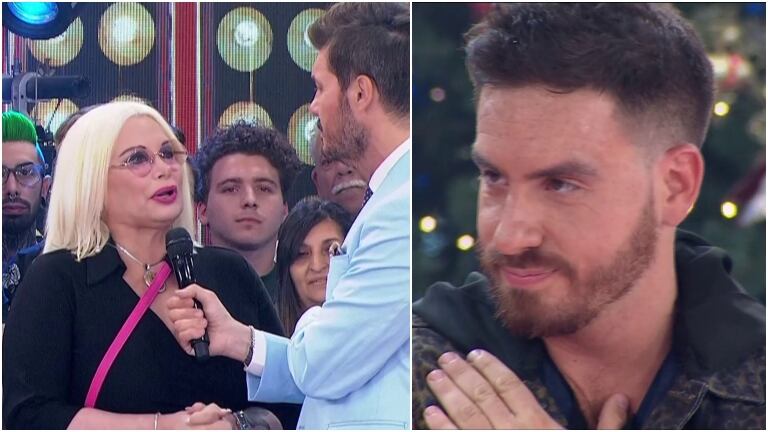 Carmen Barbieri le dio su apoyo a Fede Bal en la semifinal del Súper Bailando