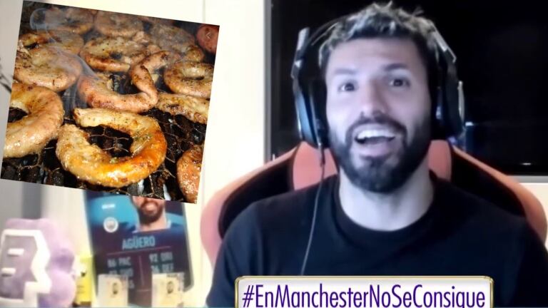 El Kun Agüero habló de lo que más extraña de Argentina: "En Manchester no hay chinchulines"