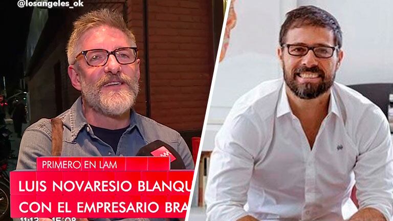 Luis Novaresio habló de su romance con el empresario inmobiliario Braulio Bauab