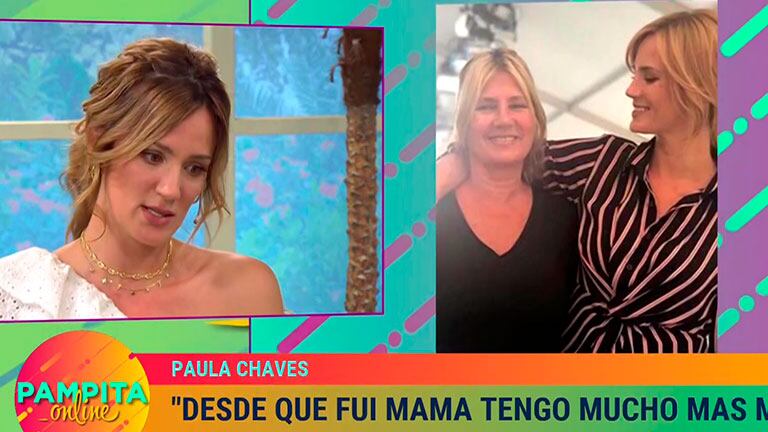 Paula Chaves recordó el drama de su mamá: "Acompañar a un adicto no es fácil; tuve que rescatarla"