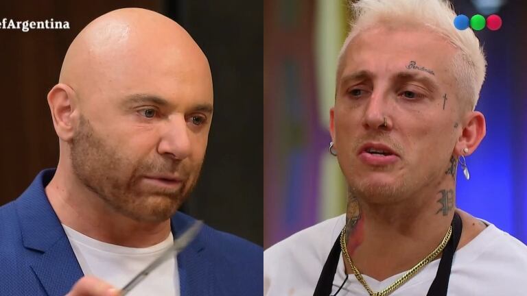 Germán Martitegui, filosísimo con El Polaco en MasterChef Celebrity: "Es una carne pasada de cocción; un garrón"