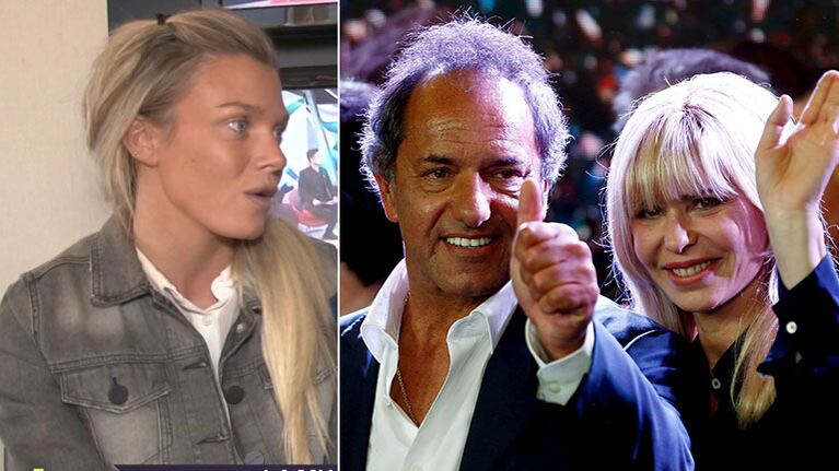 Gisela Berger reveló la relación que mantienen Daniel Scioli y Karina Rabolini