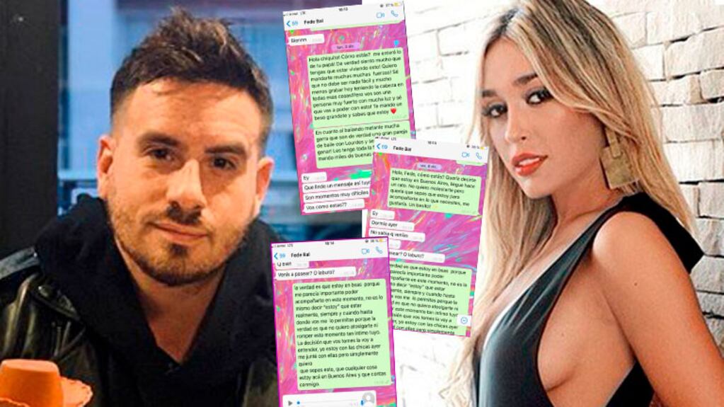 Melina Carballo mostró sus chats privados con Fede Bal, tras el escándalo por Barbie Vélez y Laurita Fernández