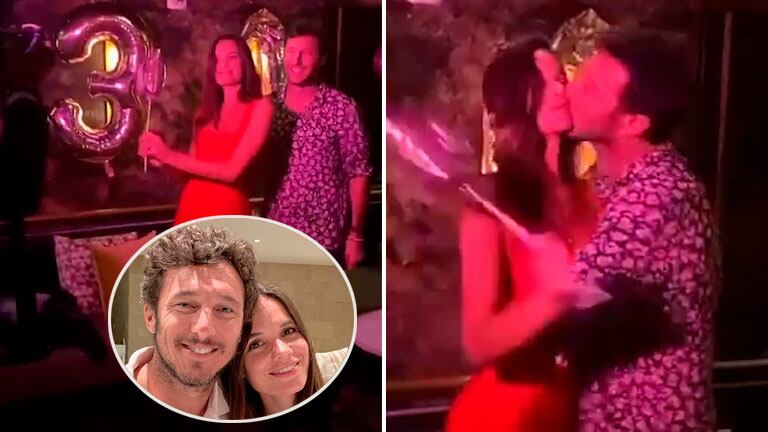 El video del romántico cumpleaños de Diana Arnopoulos, la novia modelo de Pico Mónaco