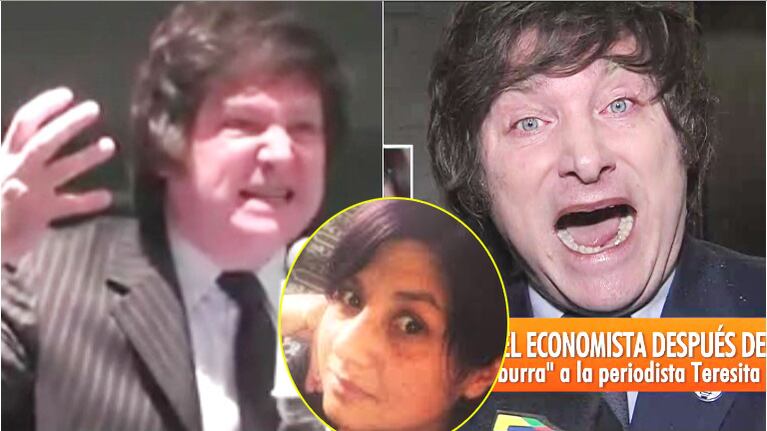 La furia del economista Javier Milei con una periodista en Salta