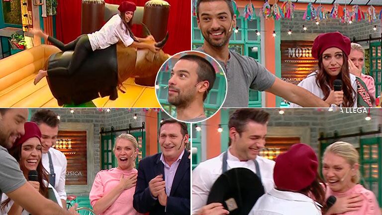 El despoliante blooper hot de Zaira Nara cuando montaba un toro mecánico en Morfi