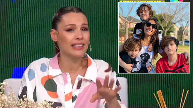 Pampita reveló que sus hijos visten la ropa usada que le dan sus amigas 