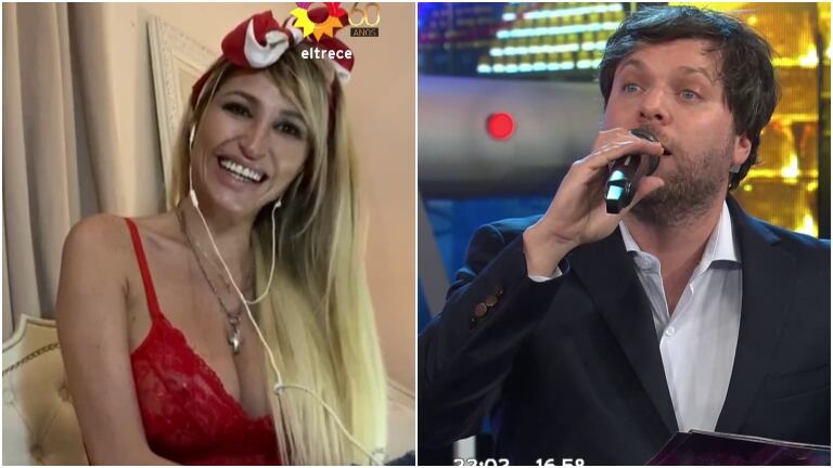 Vicky Xipolitakis asegurño estar sola en su casa en Bienvenidos a Bordo, pero un detalle la delató: ¿con quién estaba acompañada?