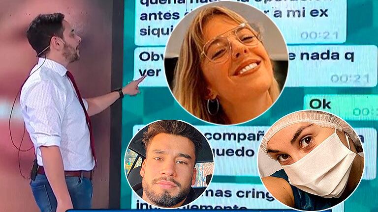 Rodrigo Lussich mostró el picante chat que tuvo con Nati Jota por la reducción de lolas de Ivana Nadal