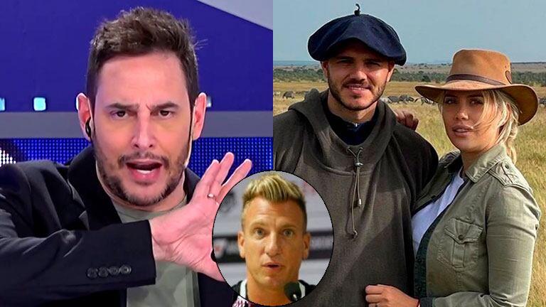 Rodrigo Lussich, picantísimo con Mauro Icardi, recordó la icardeada a Maxi López con Wanda Nara