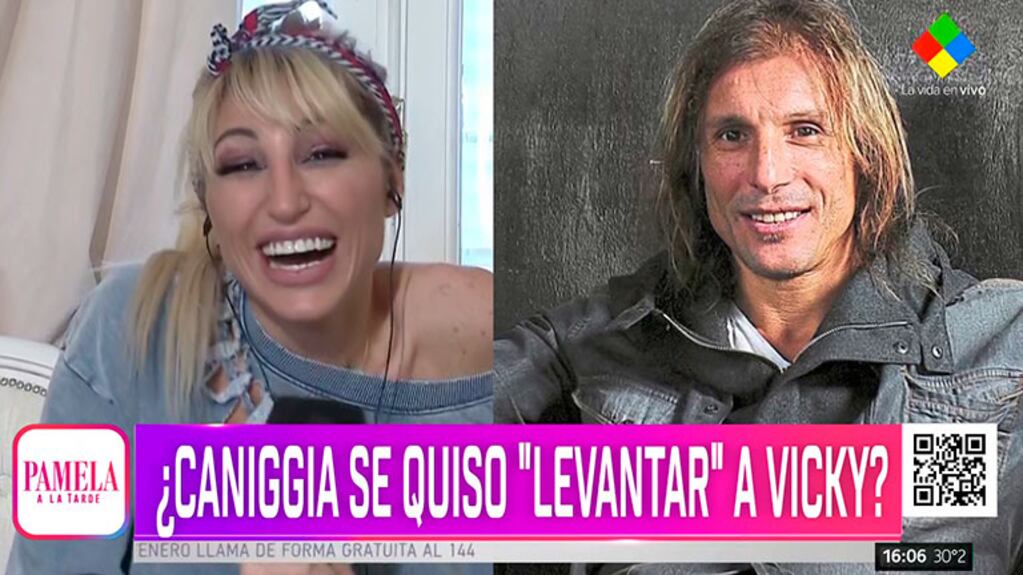 El insólito encuentro de Vicky Xipolitakis con Claudio Caniggia en el hotel Faena